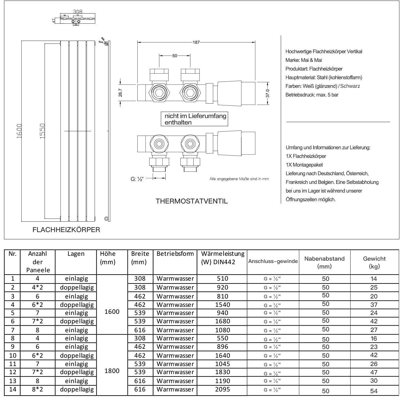 Bad Heizkörper Badheizung Schwarz Heizung Wandheizung Vertikal